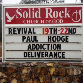 Solid Rock Church of God, Eastman, Georgia, United States