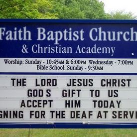 Faith Baptist Church, Palmer, Massachusetts, United States