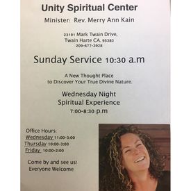 Unity Spiritual Center in the Mother Lode, Twain Harte, California, United States